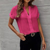 Elegante Bluse mit V-Ausschnitt – Zeitlos & Vielseitig