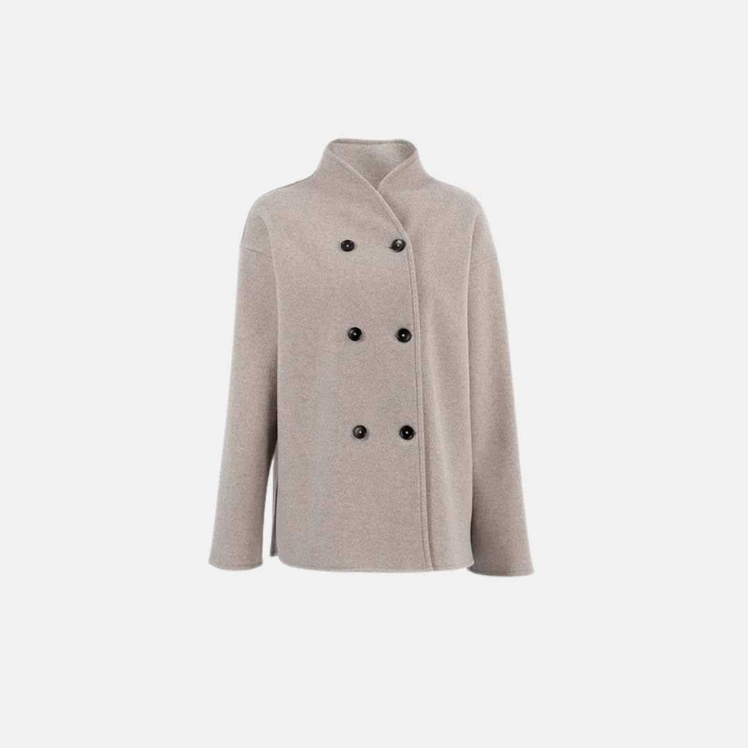 Vintage-Wollmantel für Damen