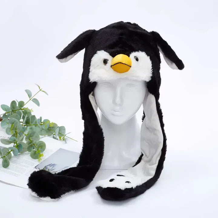 Bounce Bunny – Niedliche Mütze mit beweglichen Ohren für Spaß und Wärme