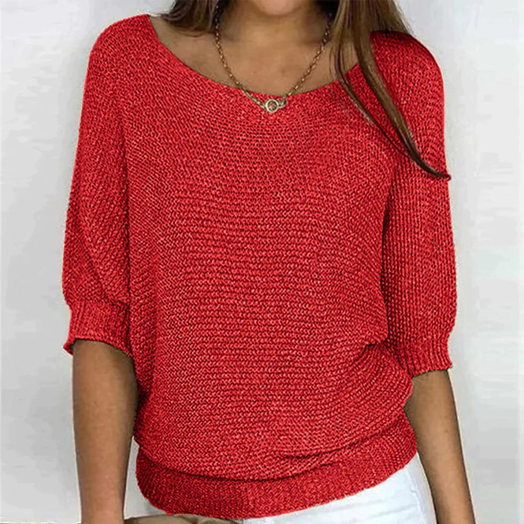 Solider, lässiger Oversize-Pullover für Damen