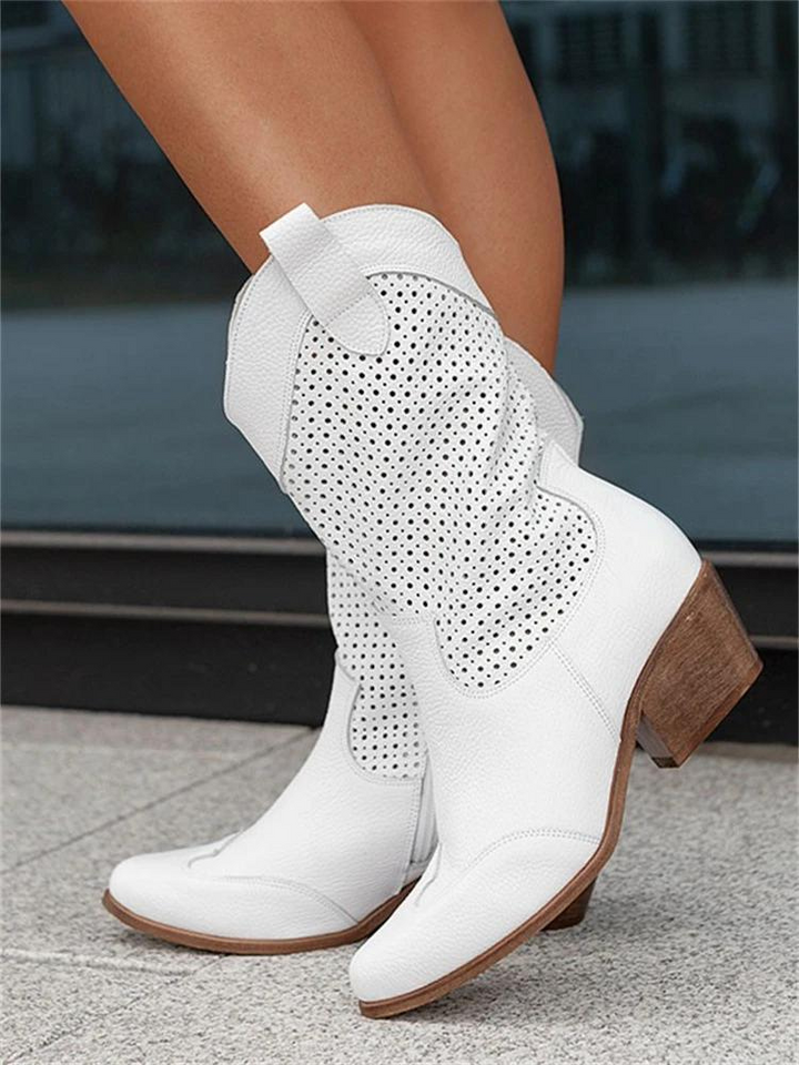Halbhohe Cowboystiefel für Damen