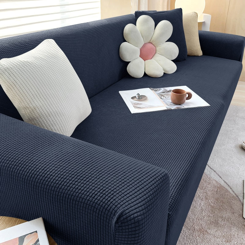 Regelbarer Sofaüberwurf mit Textur