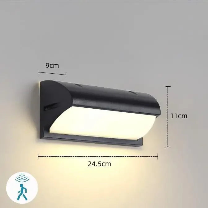 LED-Außenwandleuchte mit Bewegungsmelder