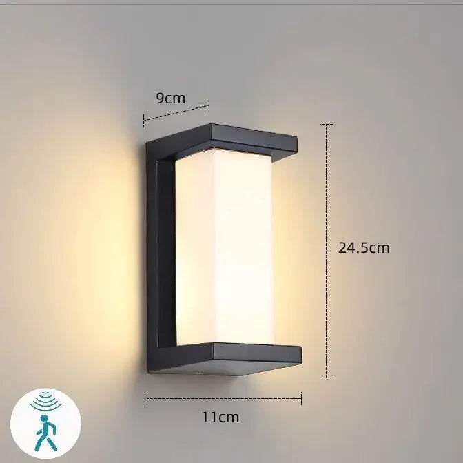 LED-Außenwandleuchte mit Bewegungsmelder