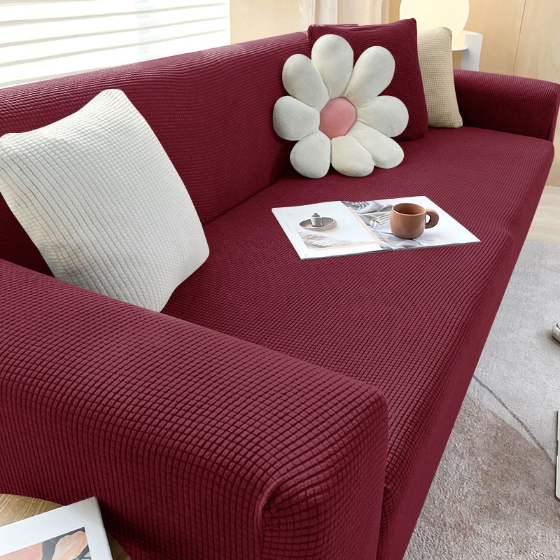 Regelbarer Sofaüberwurf mit Textur