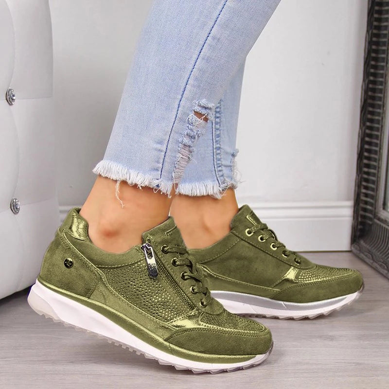 Sneakers für Damen, entworfen für Ausgewogenheit, atmungsaktiv und stützend