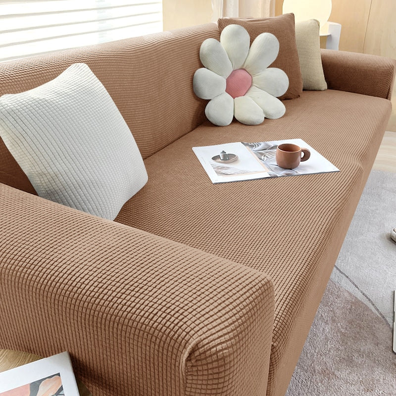 Regelbarer Sofaüberwurf mit Textur