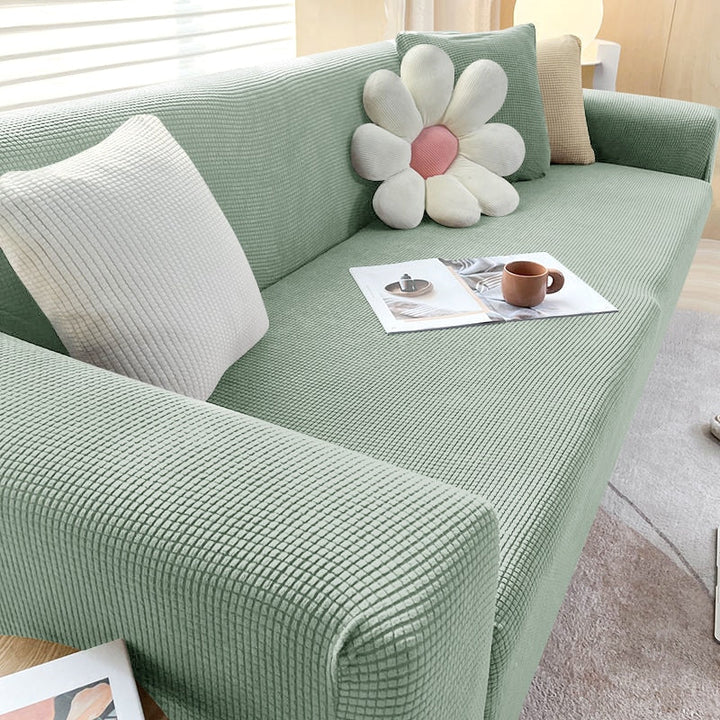 Regelbarer Sofaüberwurf mit Textur