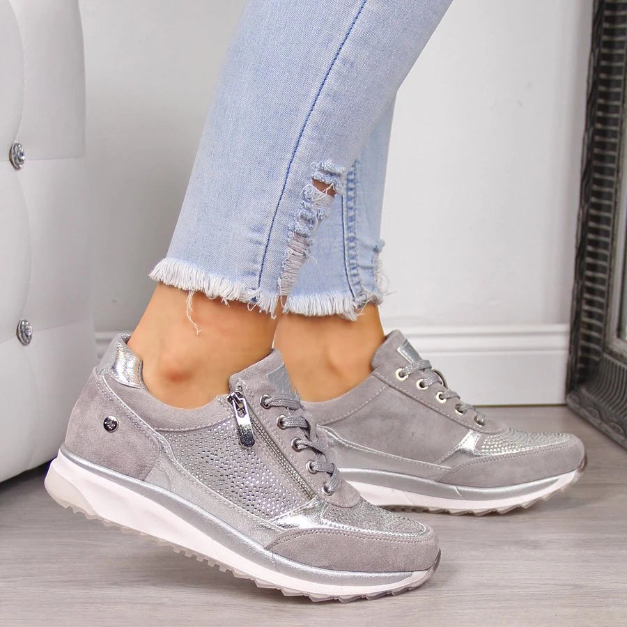Sneakers für Damen, entworfen für Ausgewogenheit, atmungsaktiv und stützend