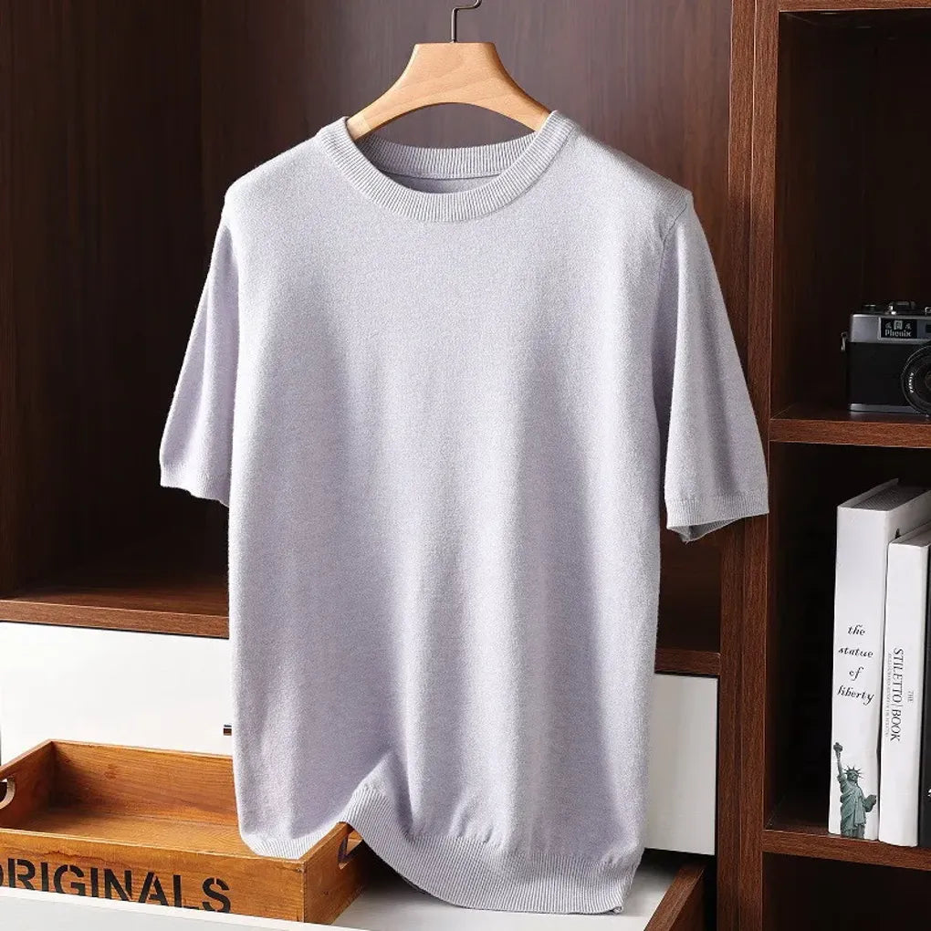 Herren-T-Shirt mit Rundhalsausschnitt