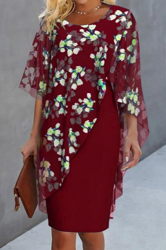 Elegantes Blumenkleid für Damen