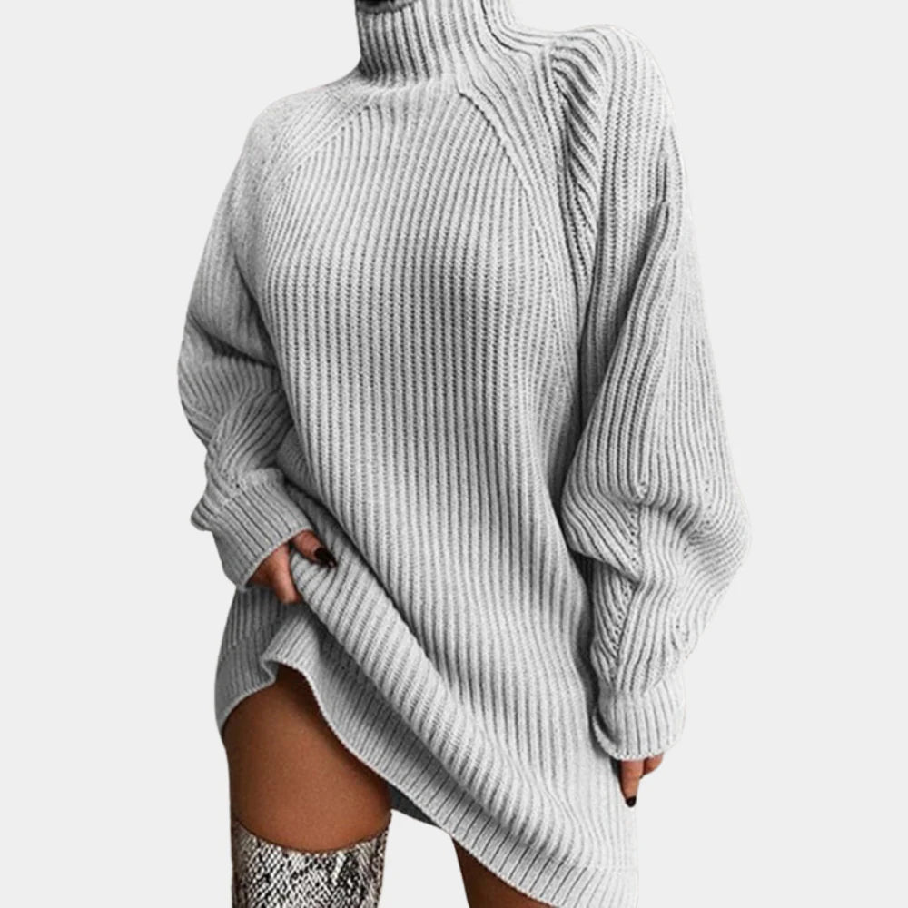 Luxuriöser Rollkragenpullover aus feiner Wolle für Damen