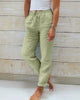 Luftige Leinenhose für Damen mit bequemer Passform