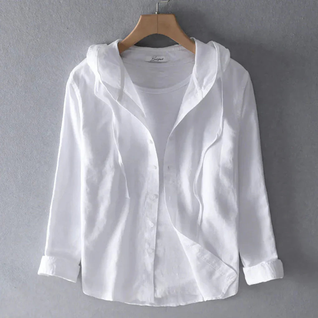 Atmungsaktive Leinenbluse für Damen