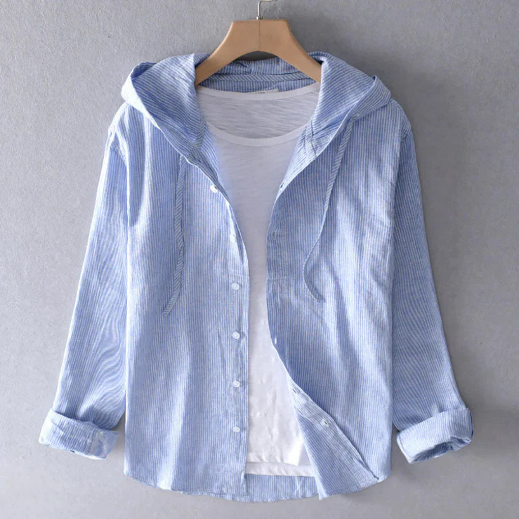 Atmungsaktive Leinenbluse für Damen