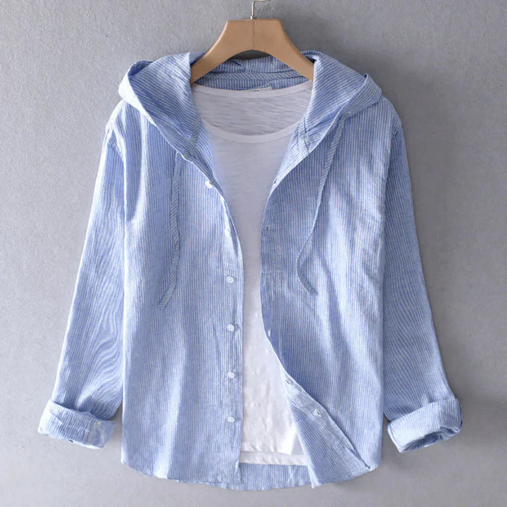 Atmungsaktive Leinenbluse für Damen