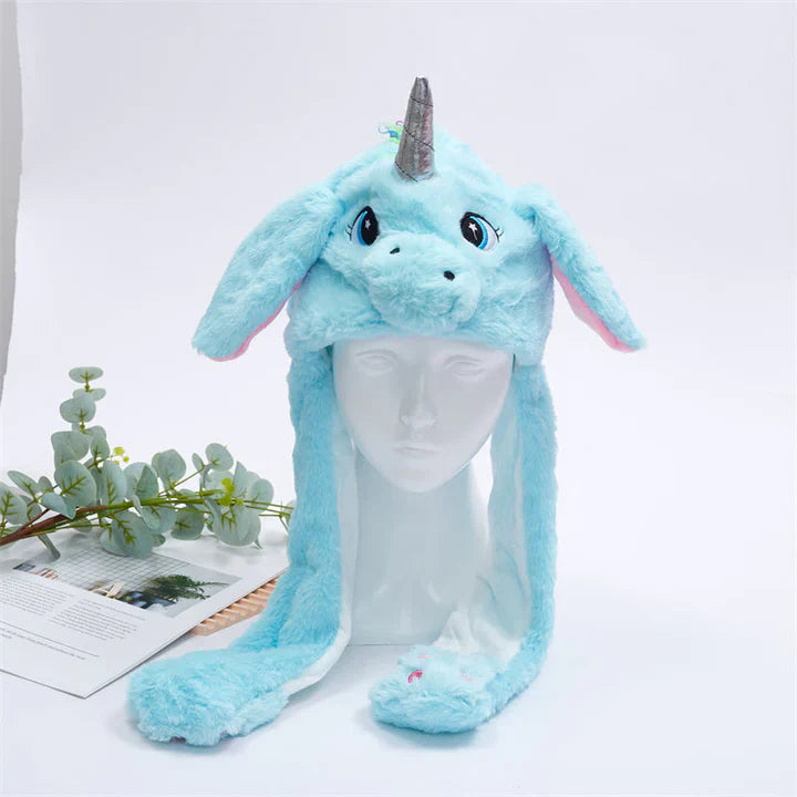 Bounce Bunny – Niedliche Mütze mit beweglichen Ohren für Spaß und Wärme
