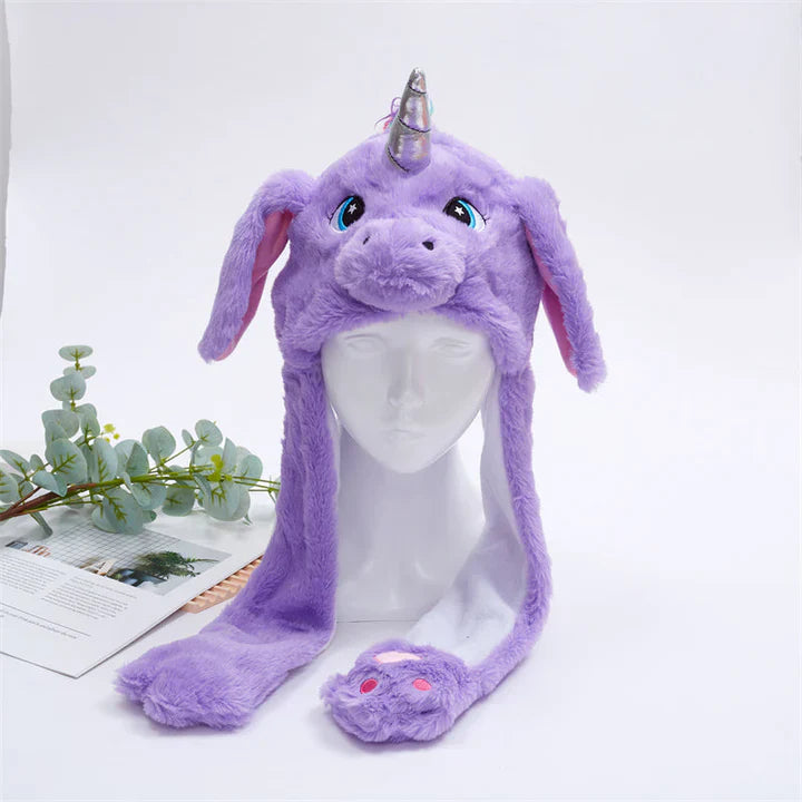 Bounce Bunny – Niedliche Mütze mit beweglichen Ohren für Spaß und Wärme