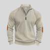 Herren-Pullover mit gerippten Bündchen