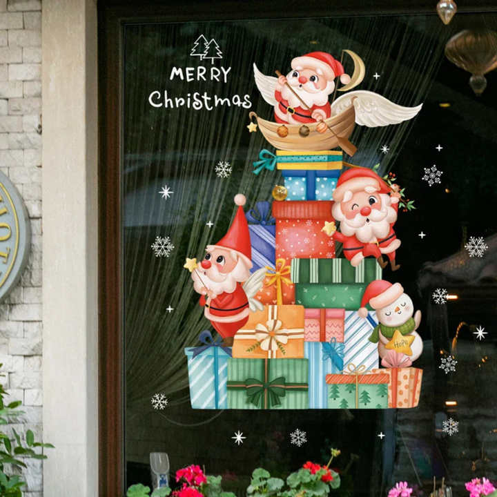 Fensteraufkleber – Weihnachtsausgabe