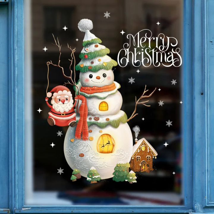 Fensteraufkleber – Weihnachtsausgabe