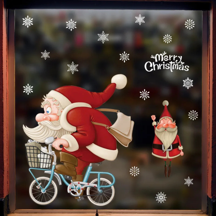 Fensteraufkleber – Weihnachtsausgabe