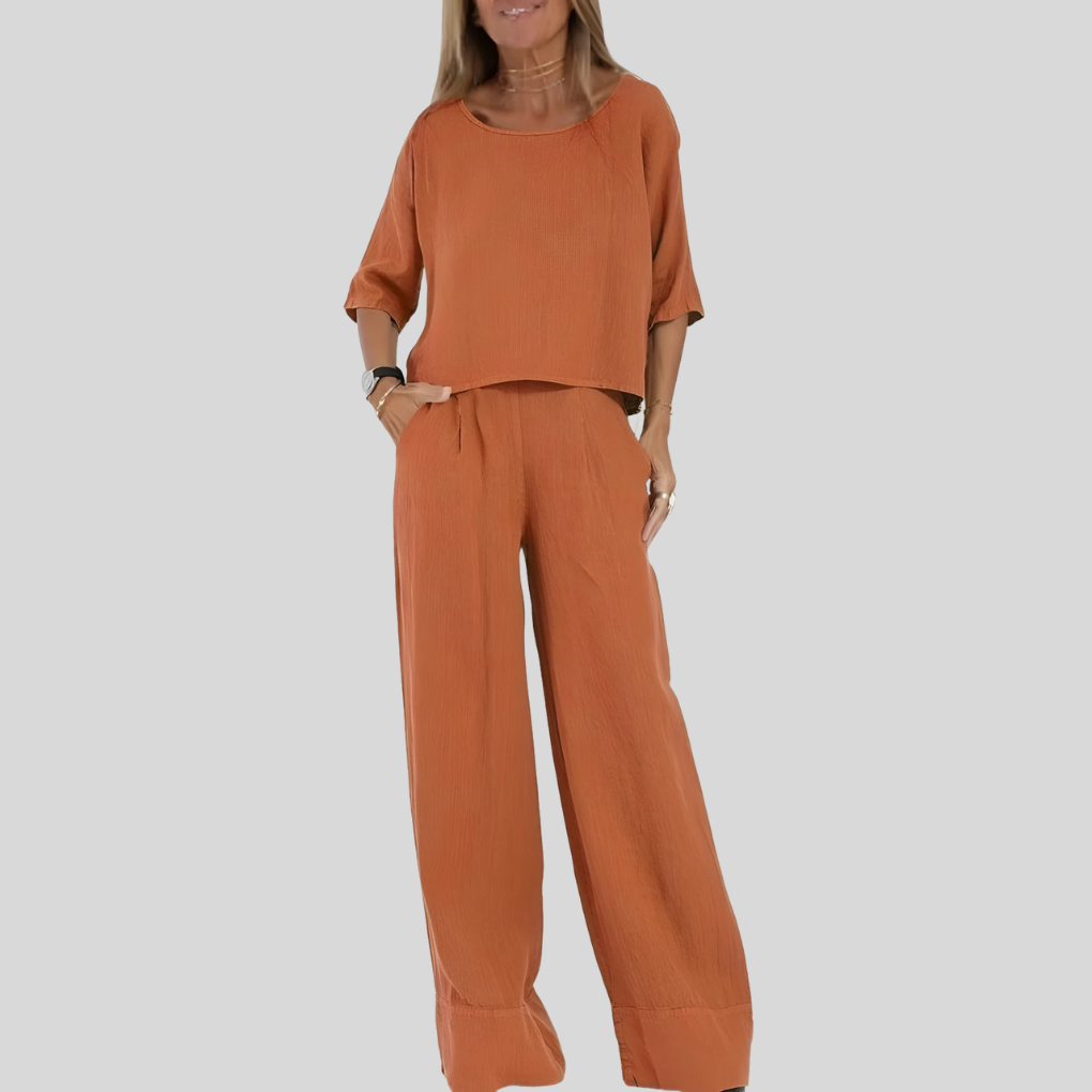 Damen Relaxed Fit Zwei-Teile-Set