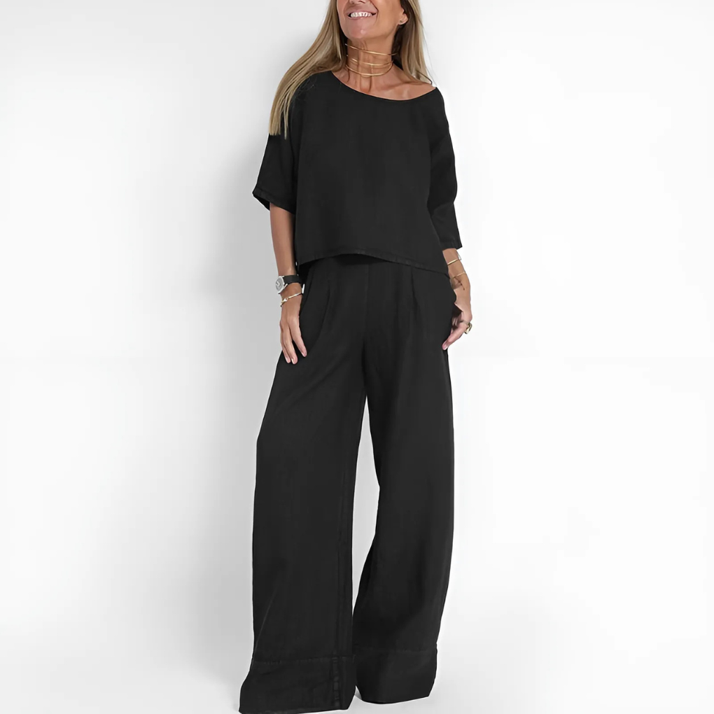 Damen Relaxed Fit Zwei-Teile-Set