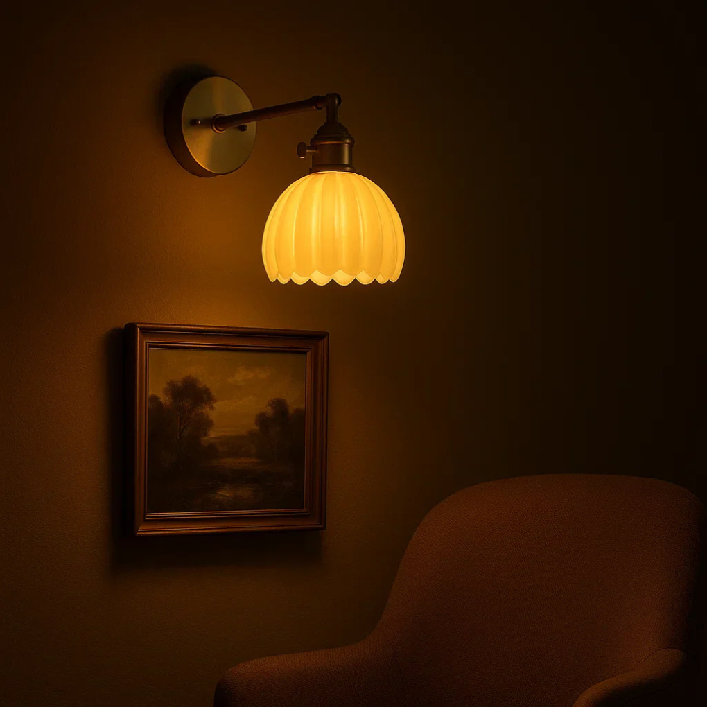 Retro-Wandleuchte