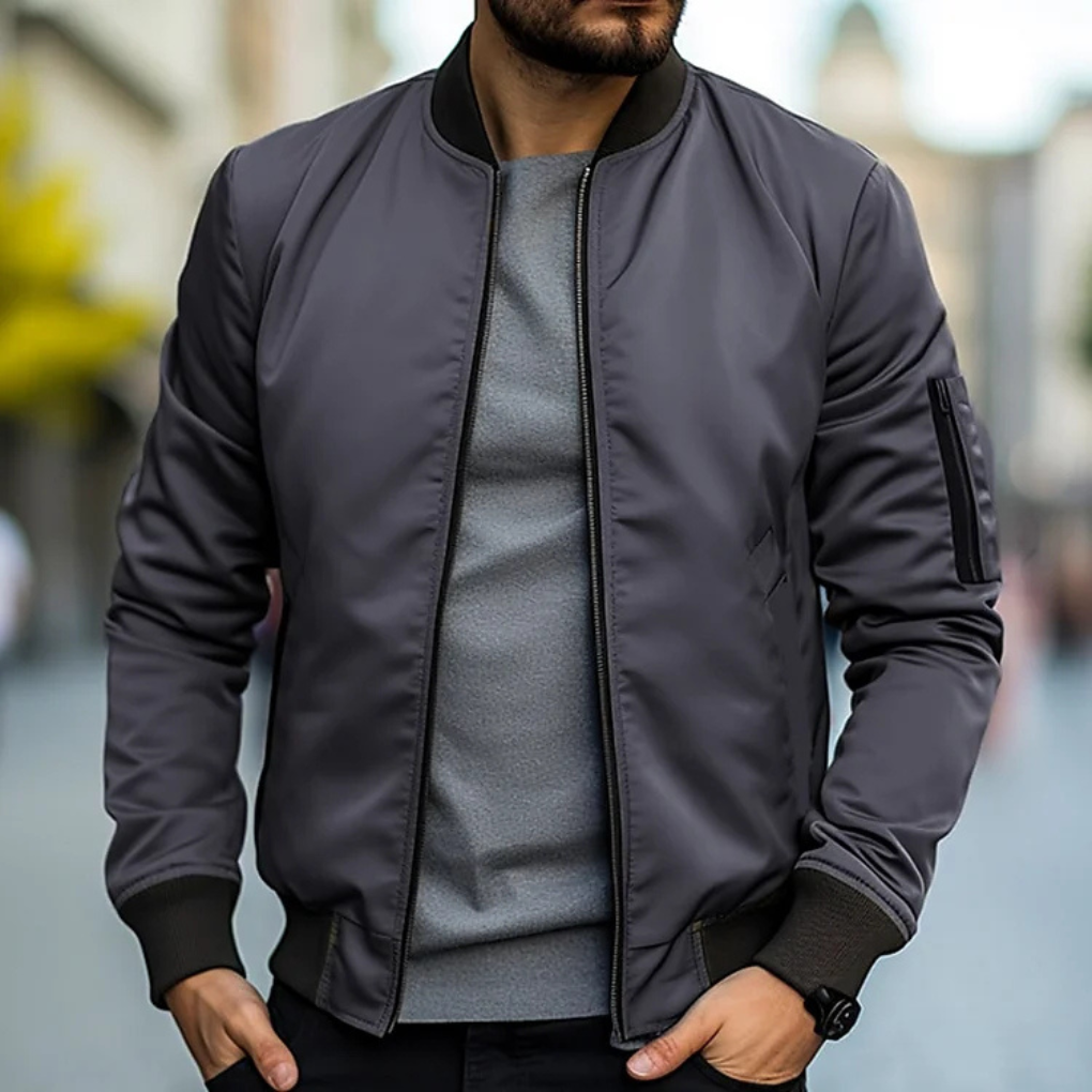 Herren-Trendige Bomberjacke