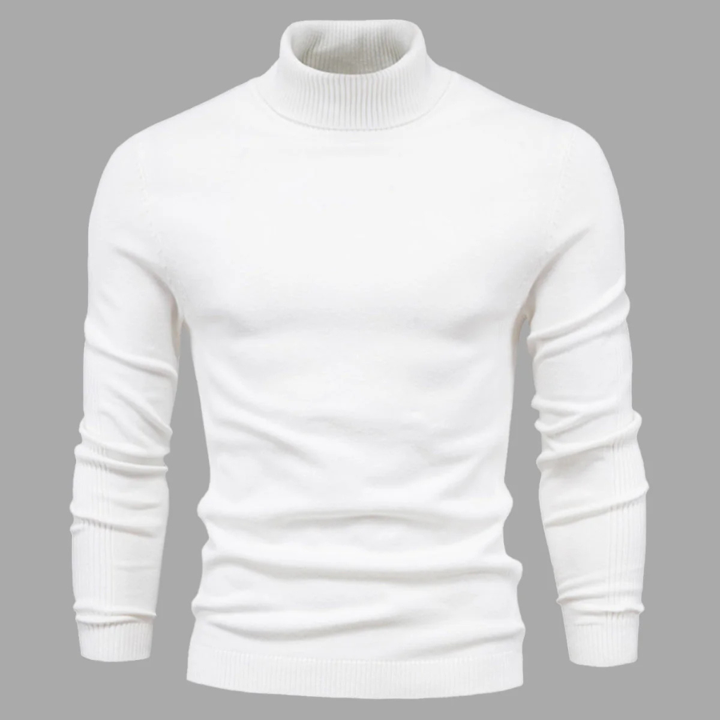 Waschbarer Rollkragenpullover für Herren