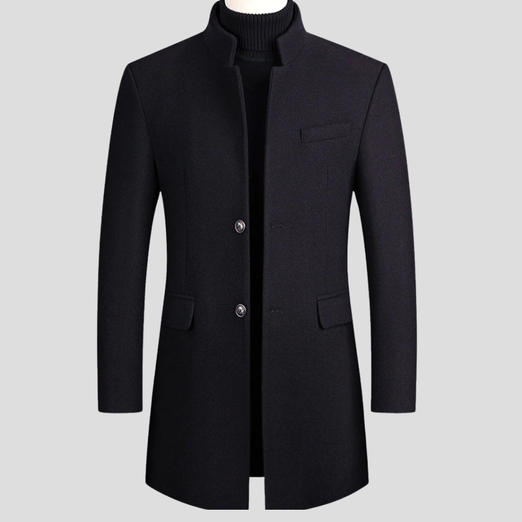 Eleganter Herrenmantel aus Wollmischung