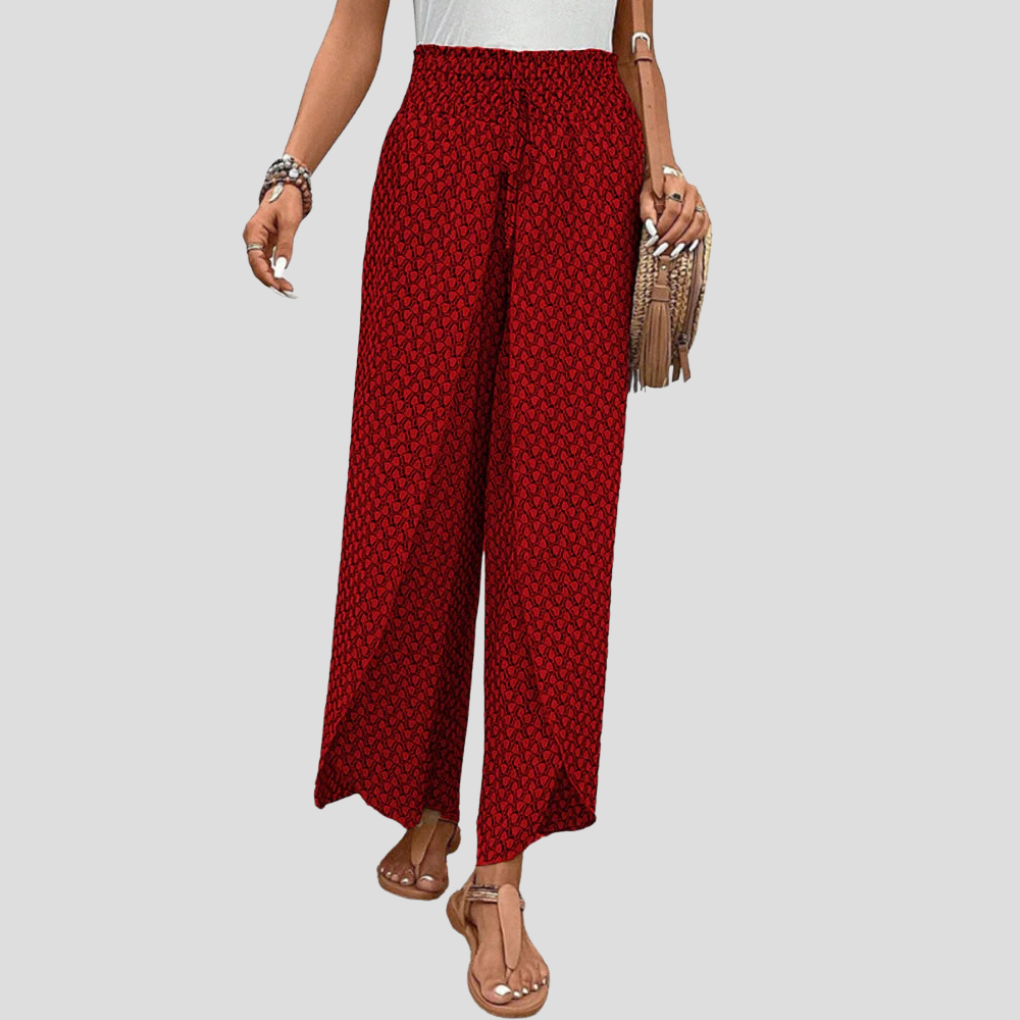 Moderne Hose mit geometrischem Druck