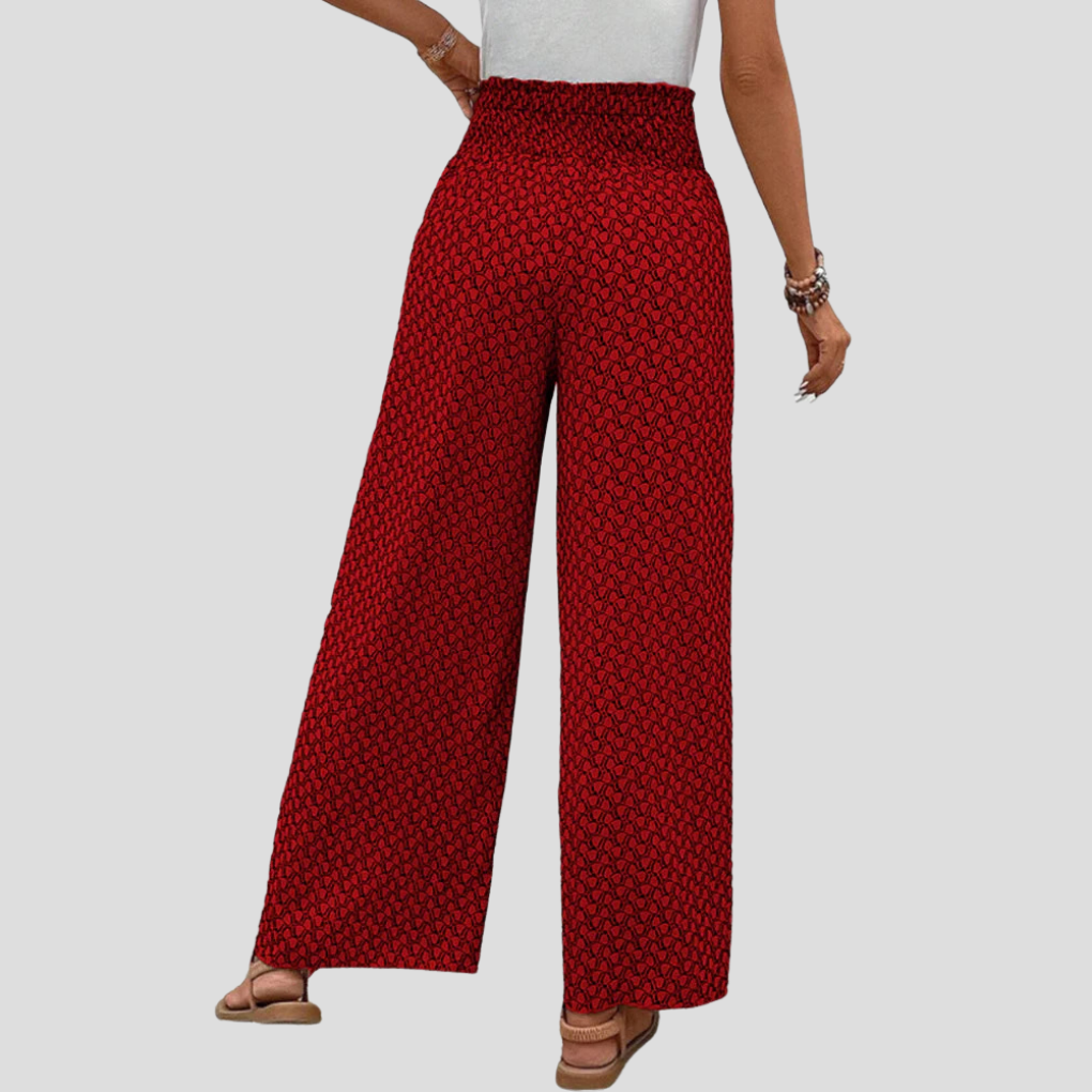 Moderne Hose mit geometrischem Druck