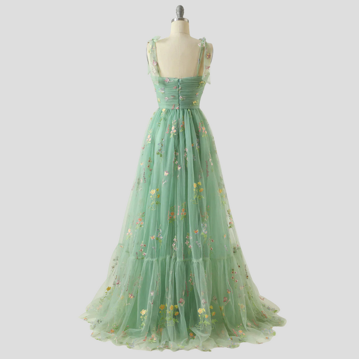 Damen-Tüll-Ballkleid