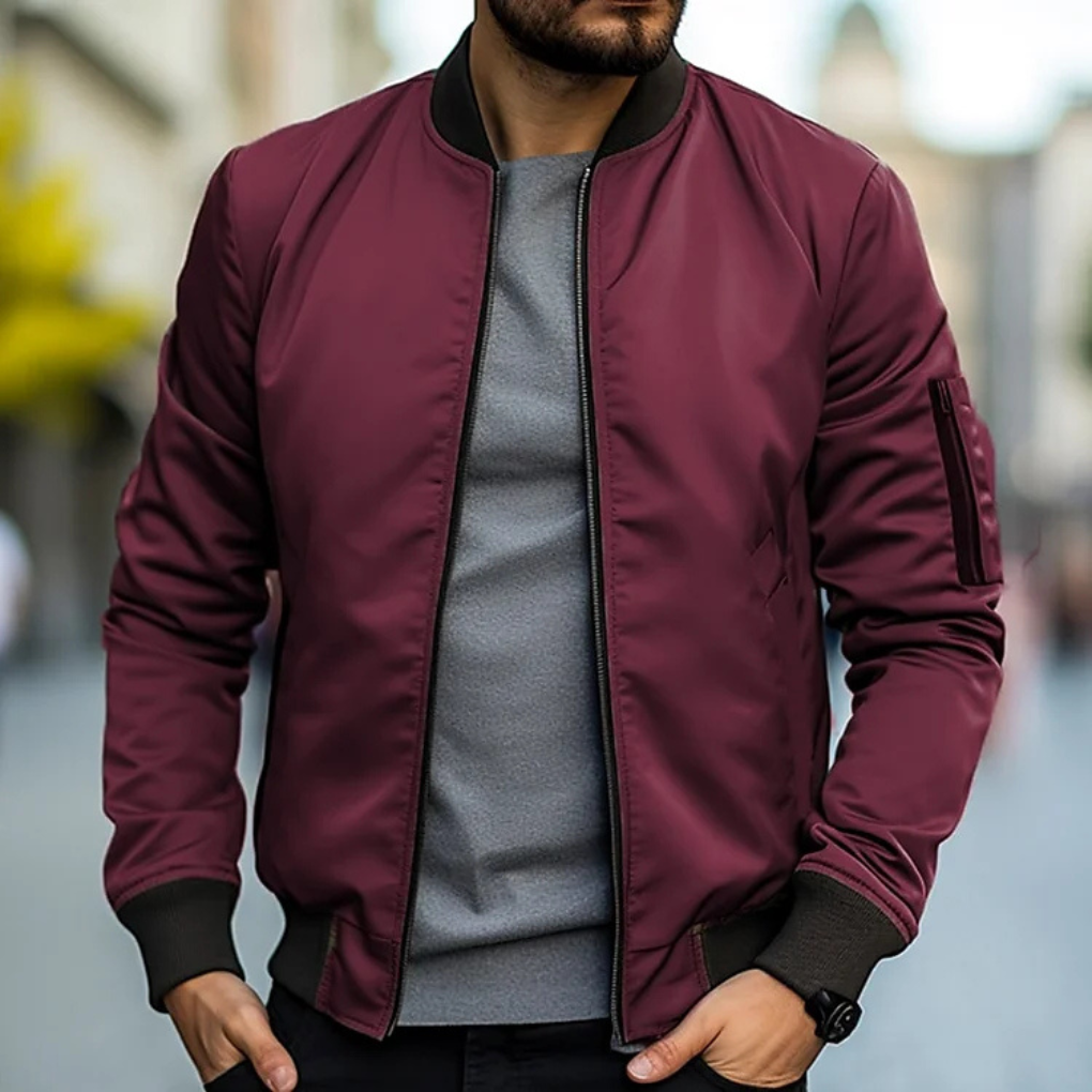 Herren-Trendige Bomberjacke