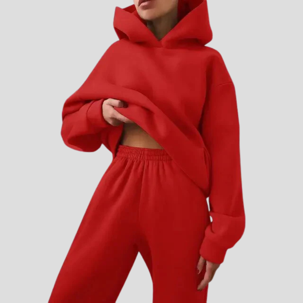 Hoodie- und Jogginghosen-Set für Damen