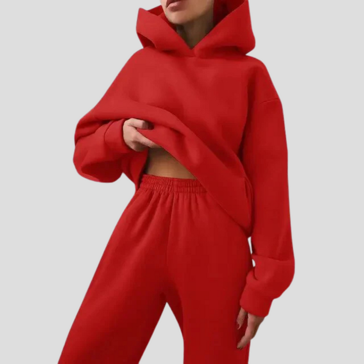 Hoodie- und Jogginghosen-Set für Damen
