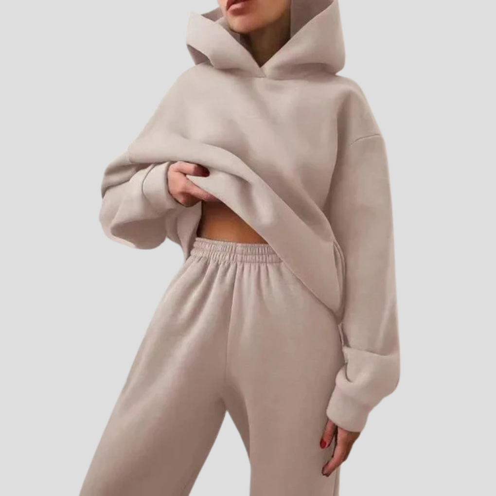 Hoodie- und Jogginghosen-Set für Damen