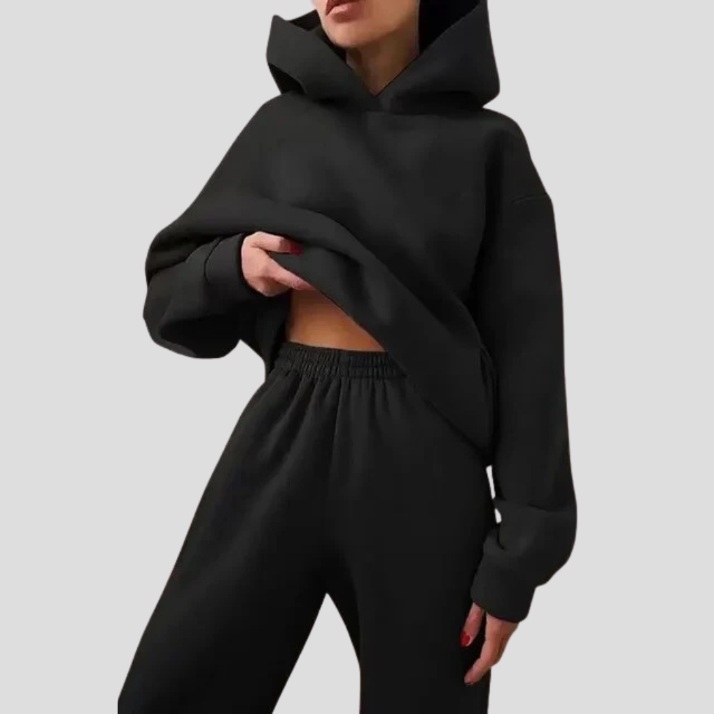 Hoodie- und Jogginghosen-Set für Damen
