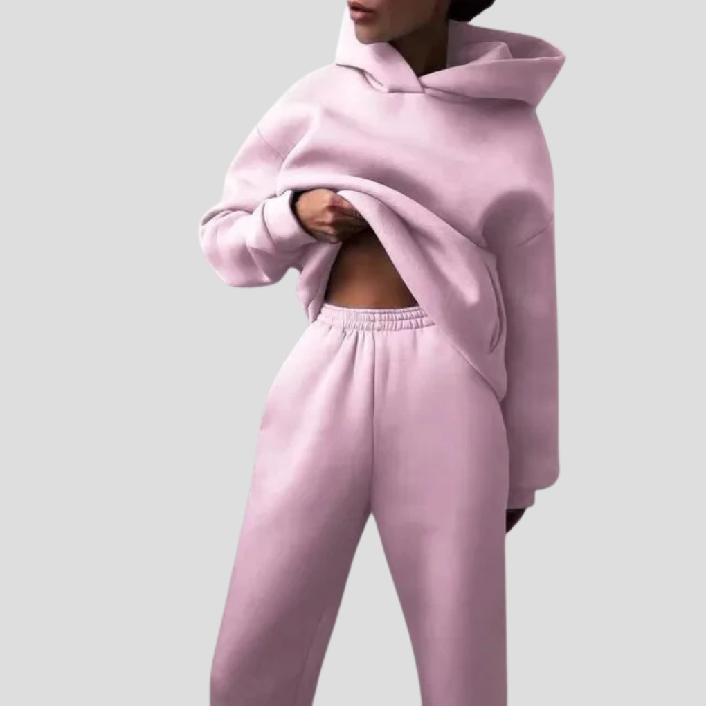 Hoodie- und Jogginghosen-Set für Damen