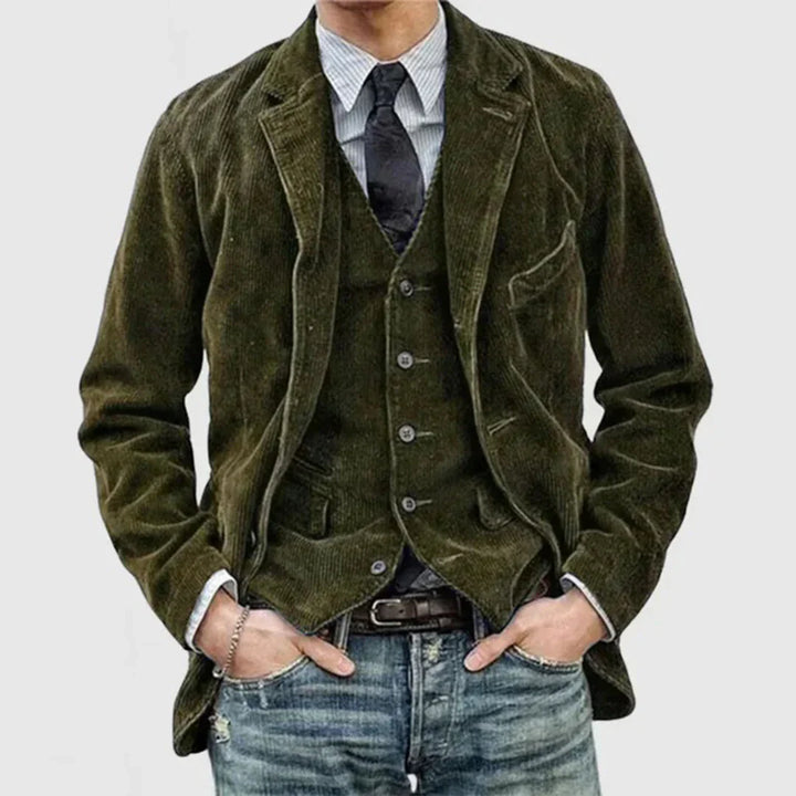 Roan Cordjacke – Stylische Übergangsjacke für Herren