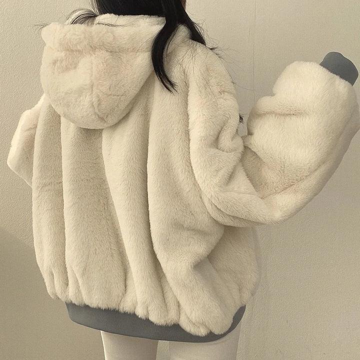 2-in-1 Damen Wintermantel mit Kapuze