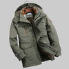 Gesteppte Herrenjacke mit Kapuze