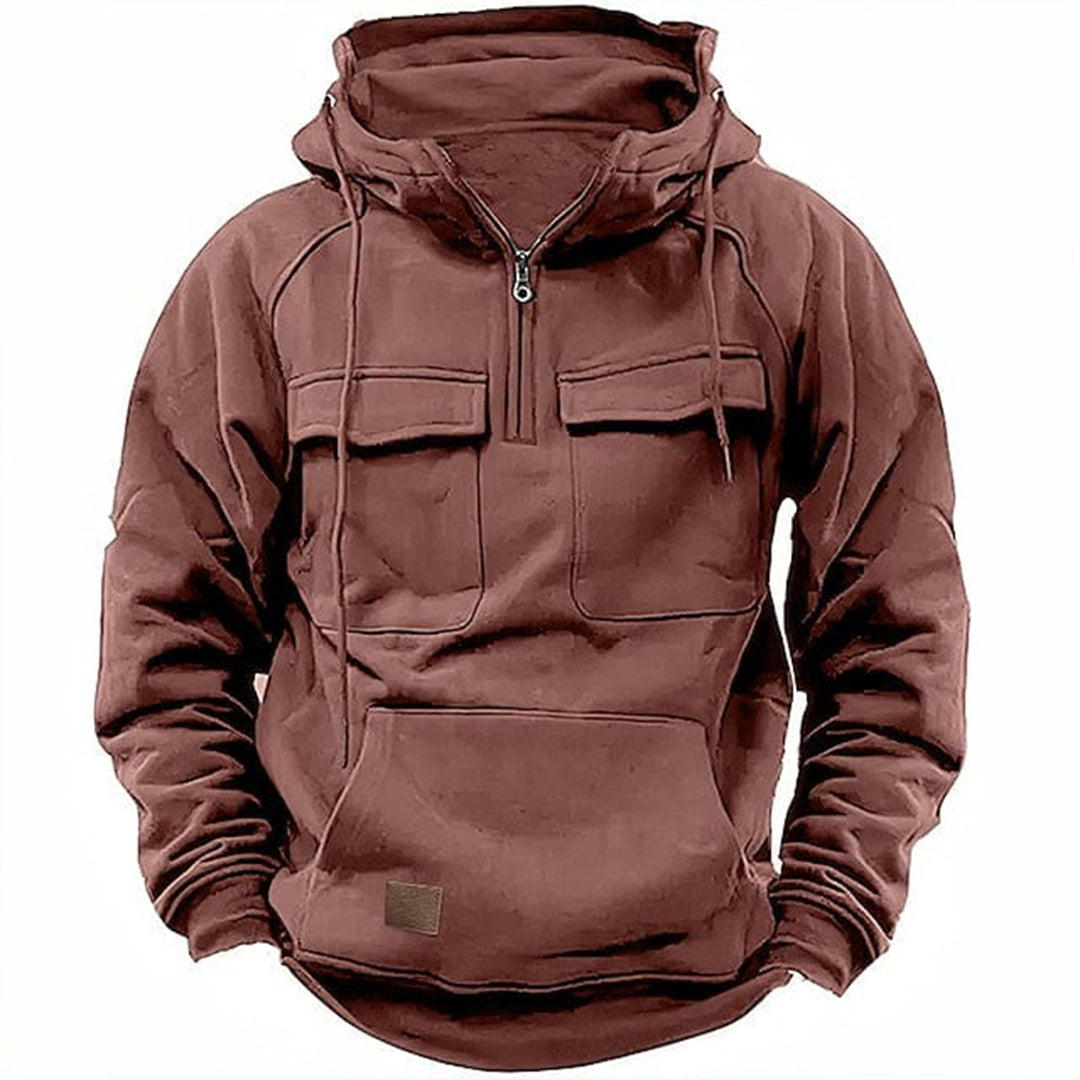 Retro-Motorrad-Hoodie für Herren