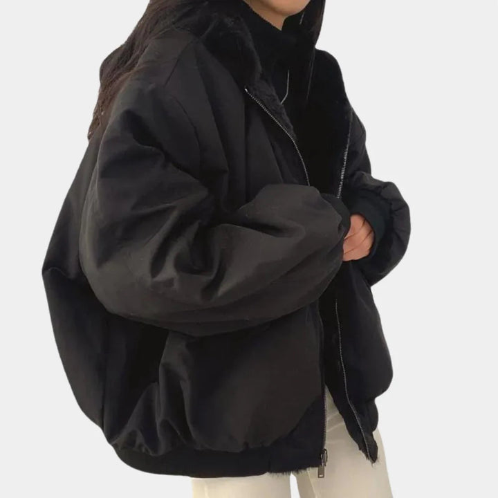 2-in-1 Damen Wintermantel mit Kapuze