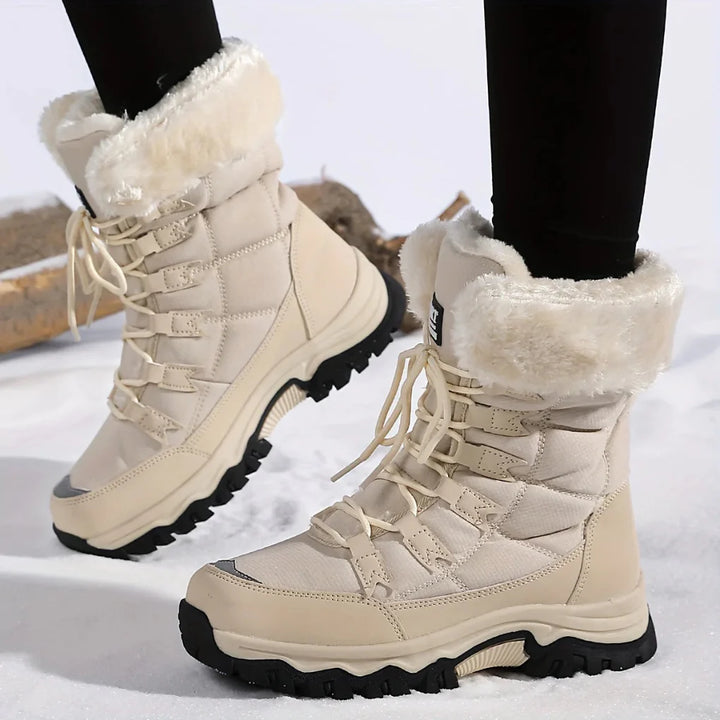 Damen Winterstiefel – Weiche Fütterung und Verbesserter Grip - Schneestiefel