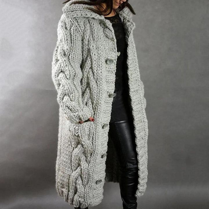 Damen-Strickmantel