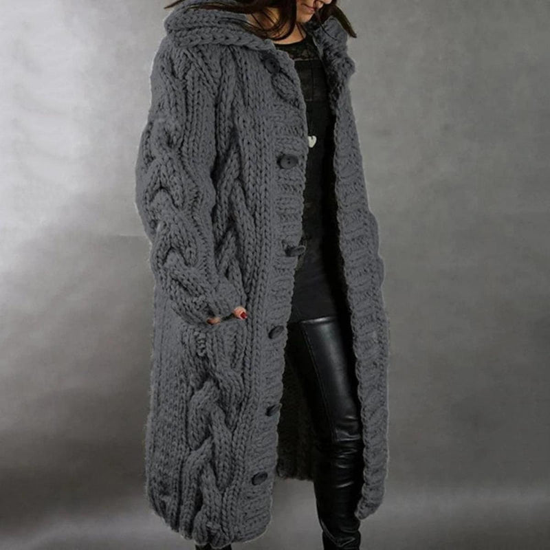 Damen-Strickmantel