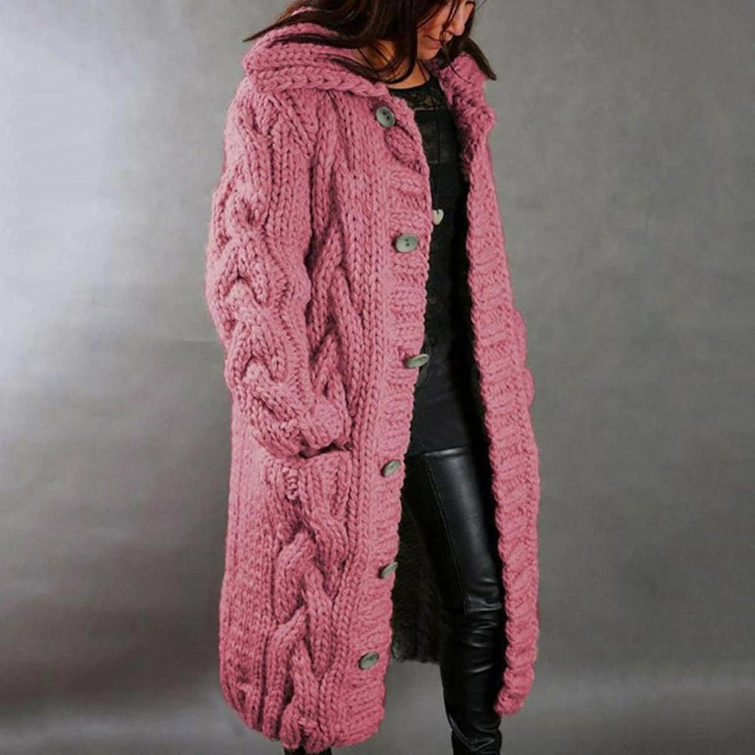 Damen-Strickmantel